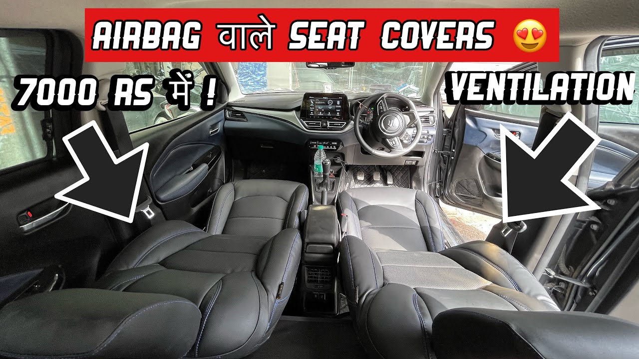 Top Quality Air Bag Seat Cover For Baleno 2022: Baleno Airbag Seat Cover With Bucket Fit !!