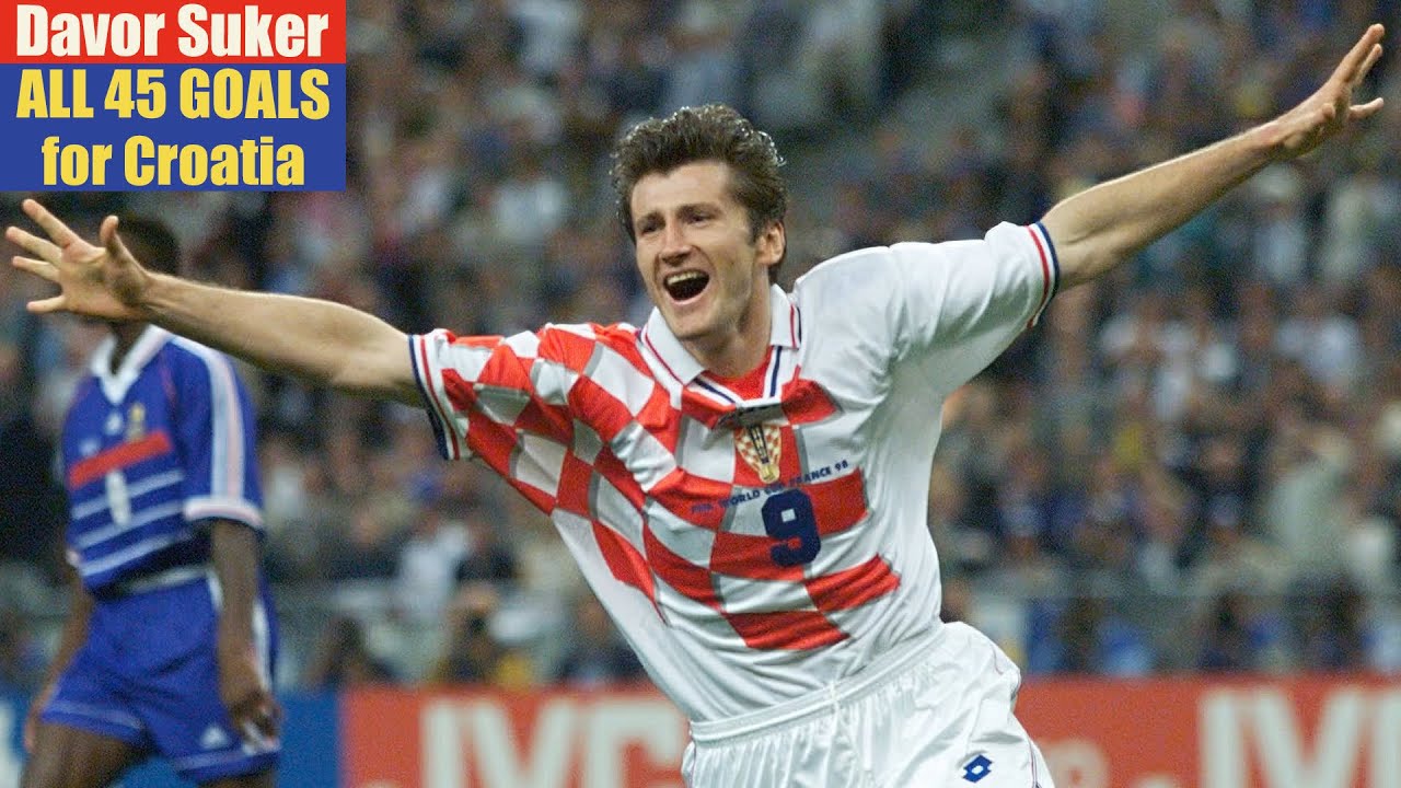 Davor Suker ◉ All 45 Goals for Croatia 🇭🇷