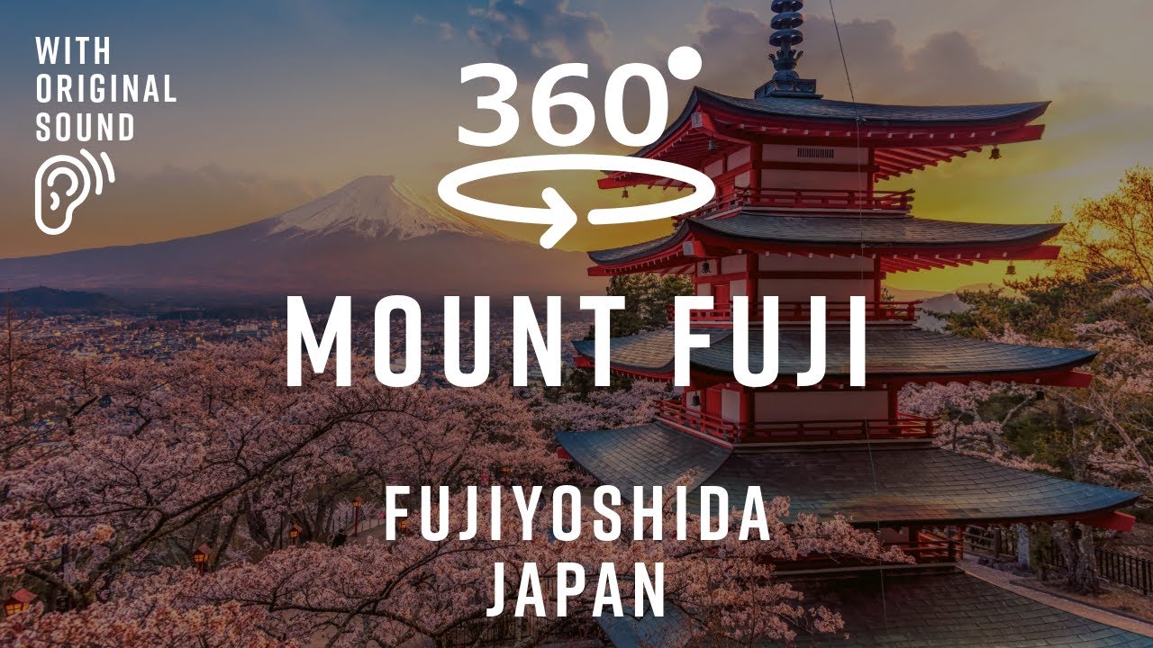 Mount Fuji from Fujiyoshida 🇯🇵 Japan | 360° Walking Tour | Original Sound