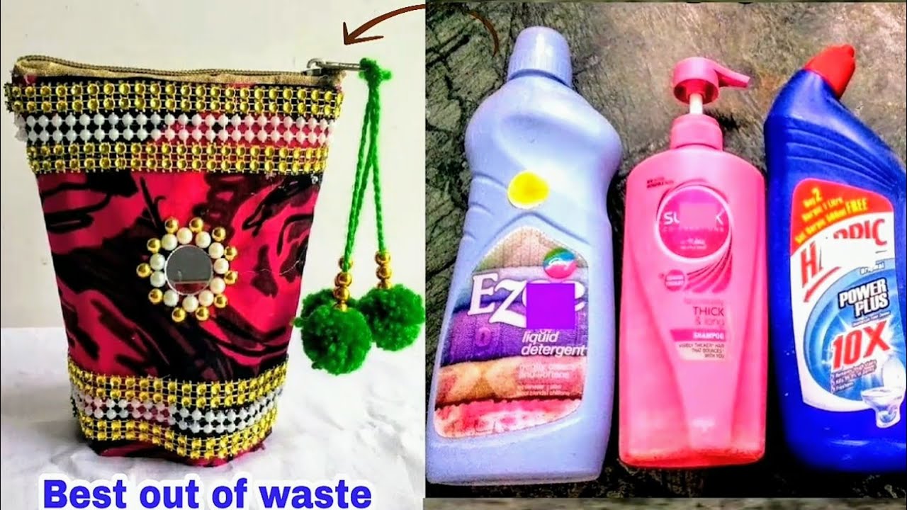 DIY Best Out Of Waste Empty Bottle Craft Idea/Best Reuse Idea