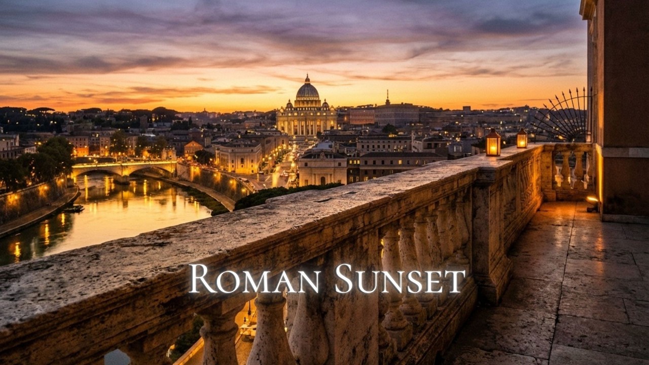 Golden Hour in Rome | Roman Sunset Ambience