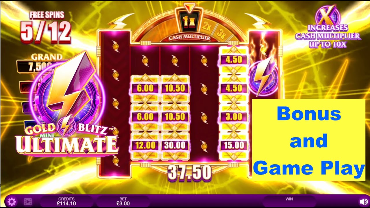 Gold Blitz Ultimate Bonus & Game Play &mdash; как играть