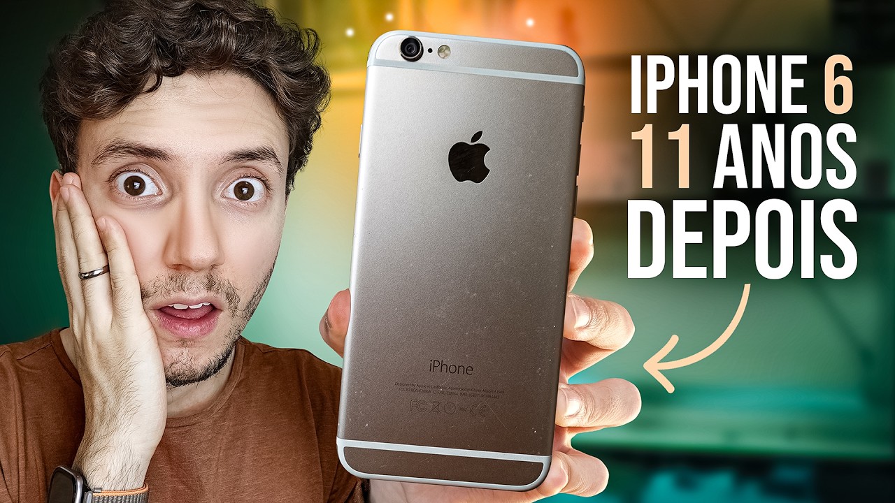 USANDO o iPHONE 6 em 2026 || ATUALIZOU? e os APPS?