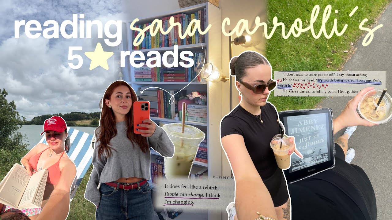 i read Sara Carrolli’s favourite books for a week.. are they worth it? 🍵📖⭐️