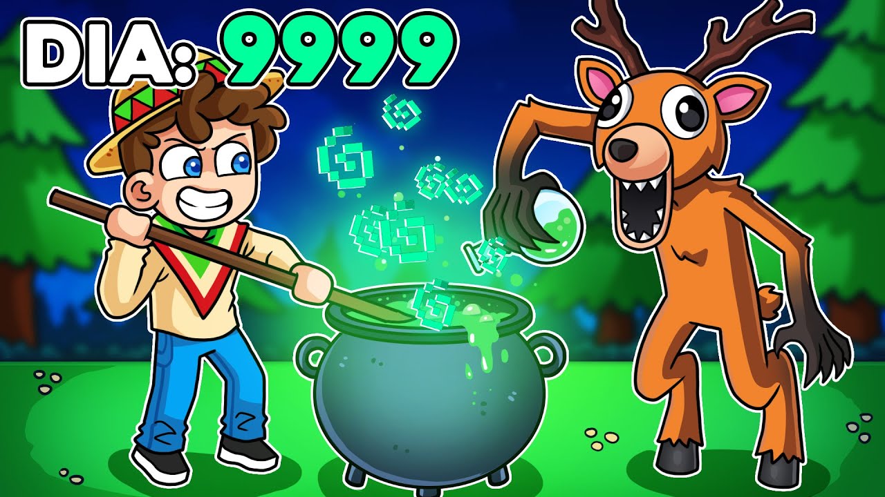 &iexcl;SOBREVIVIMOS con POCIONES en 99 NOCHES! 🧪🎃🦌 SILVIOGAMER en 99 Noches en el Bosque 🔴 DIRECTO