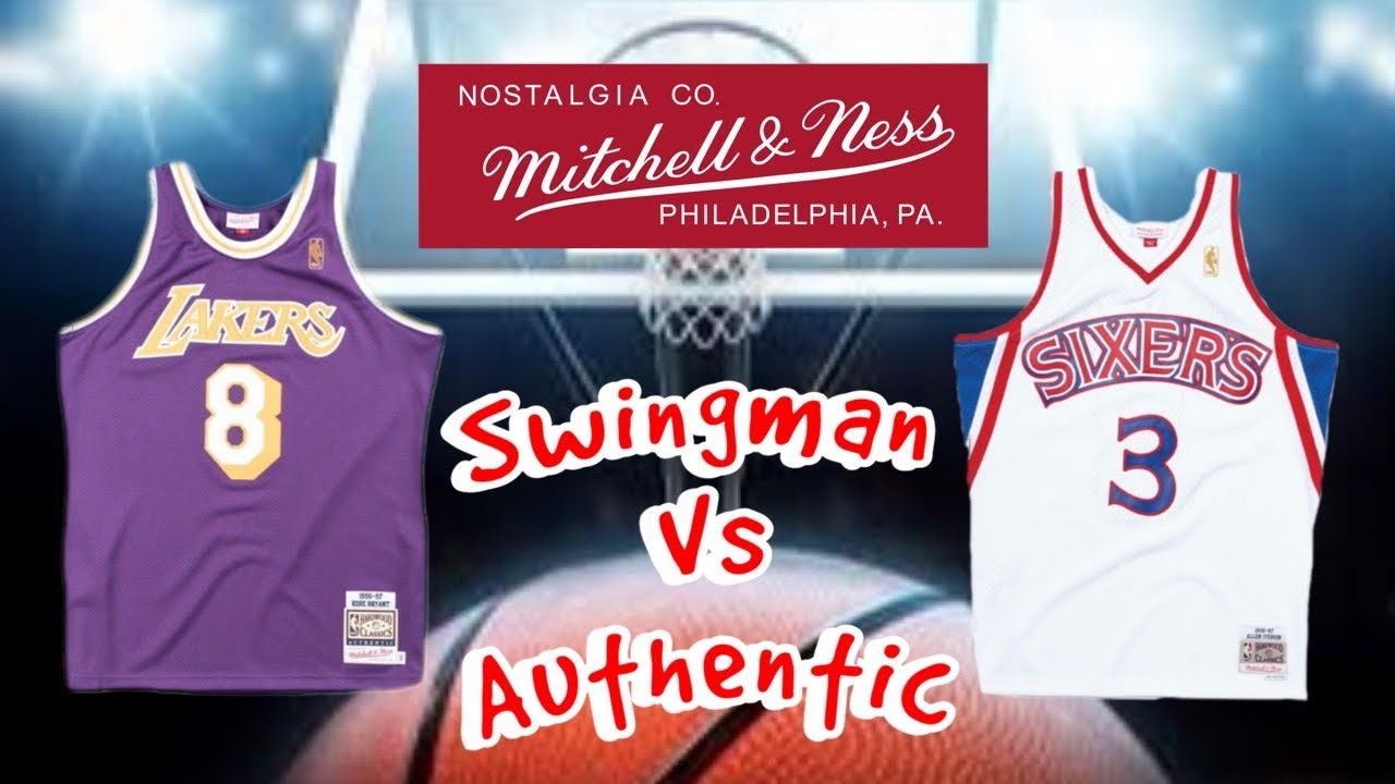 Mitchell and Ness Swingman VS Authentic Jersey Comparison
