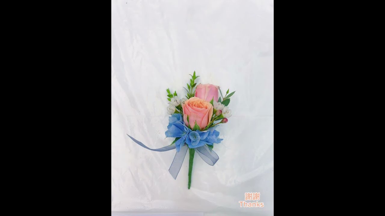 花藝#襟花#胸花 #cắm #gubahan #꽃 #花 #beautiful #floral #ikebana #ikebana #花艺 #生活花藝 #小玫瑰 #臘梅 #尤加利葉 #小花束