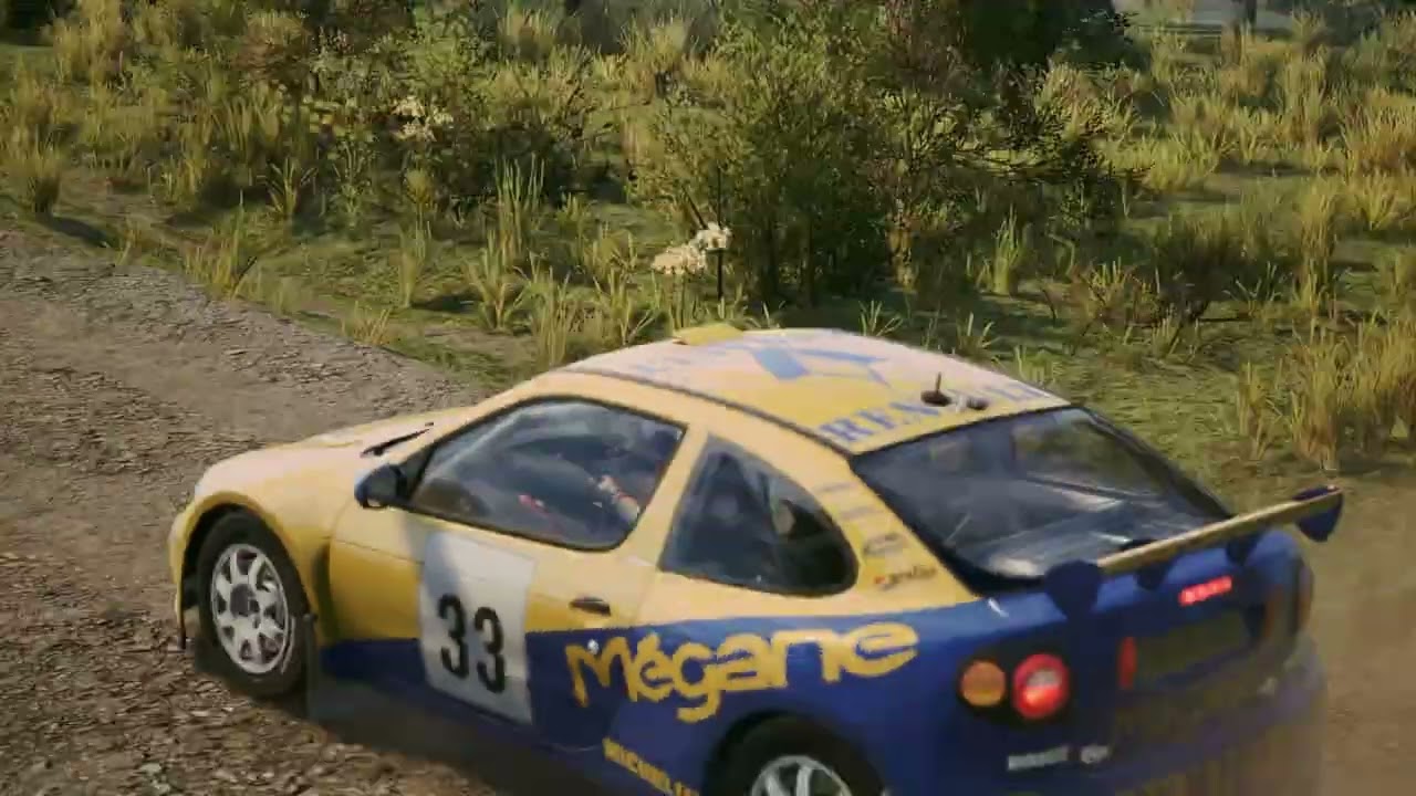 Let's drive EA WRC Renault Megane Maxi at Leustu Finland.