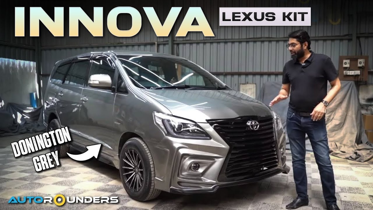 Exclusive Lexus kit on Type 4 Innova | Premium shade of Donington Grey | 📍Autorounders