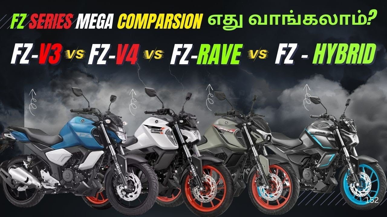 Yamaha FZ All Variants Comparison | 🤔 இதில் எந்த வண்டி உங்களுக்கு சரியானது? 🔍 Detailed Tamil Review