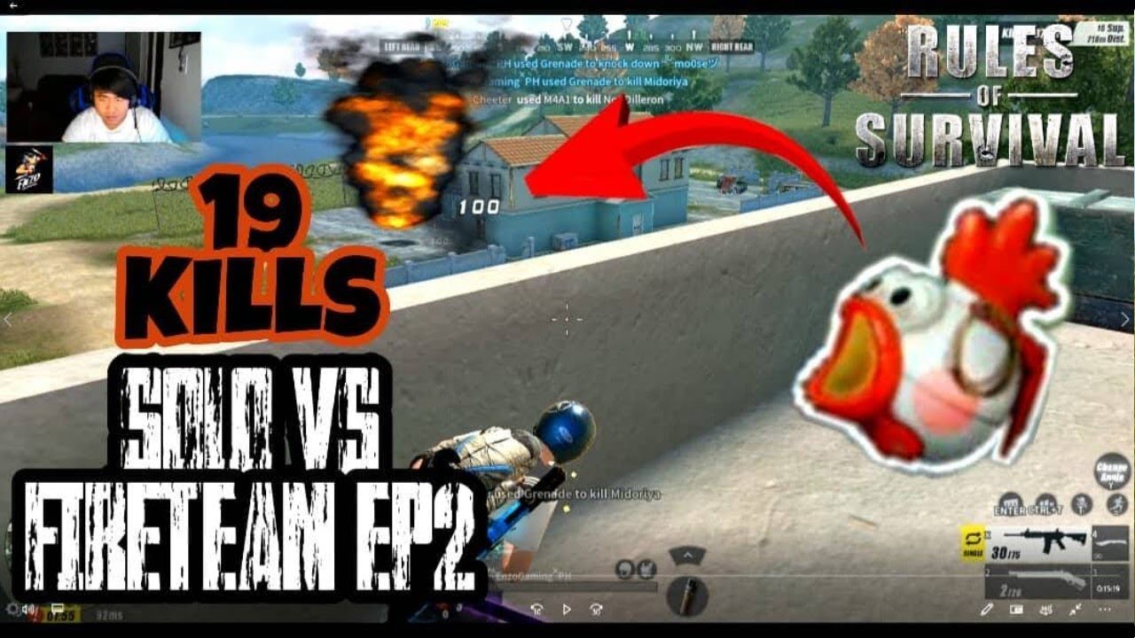 Solo vs Fireteam Ep. 2 - Clutch Grenades [Rules of Survival]