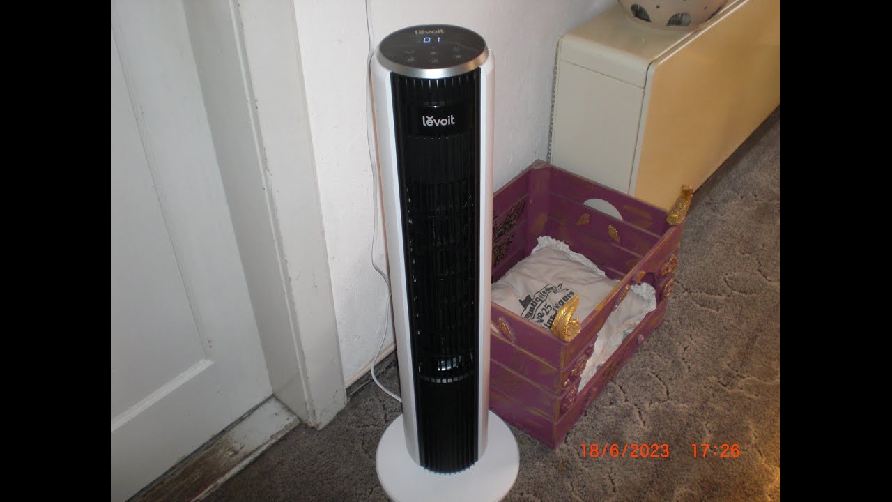 LEVOIT leiser Turmventilator mit  Schlafmodus mit Fernbedienung und Oszillation