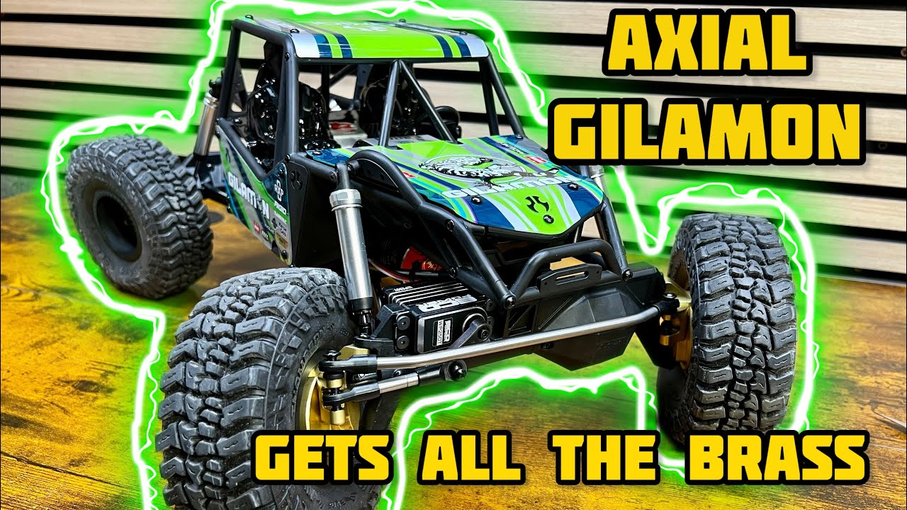 Axial Gilamon brass upgrades install 1/8 buggy crawler