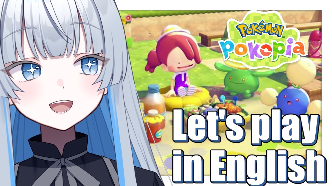 Pokémon Pokopia #1 |  Playing in English. Teach Me Words! -Japanese Vtuber-