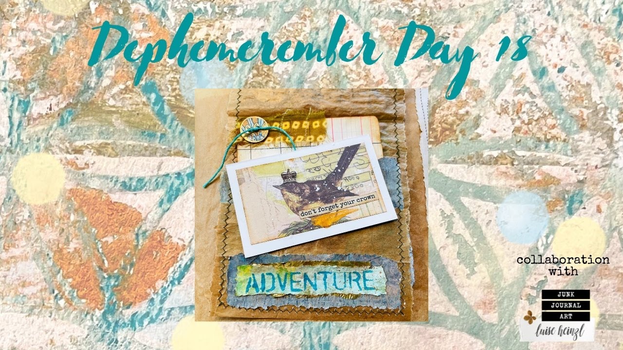 Snow/Cigarette or Tea Card/Dec 18/DEPHEMEREMBER/December Daily 2021/Collaboration with Luise Heinzl