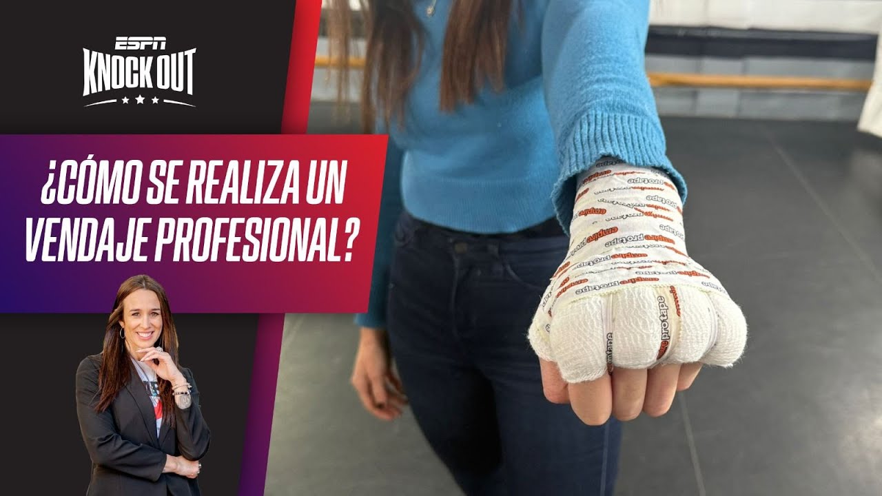 Paso a paso: Así se realiza un vendaje profesional de boxeo