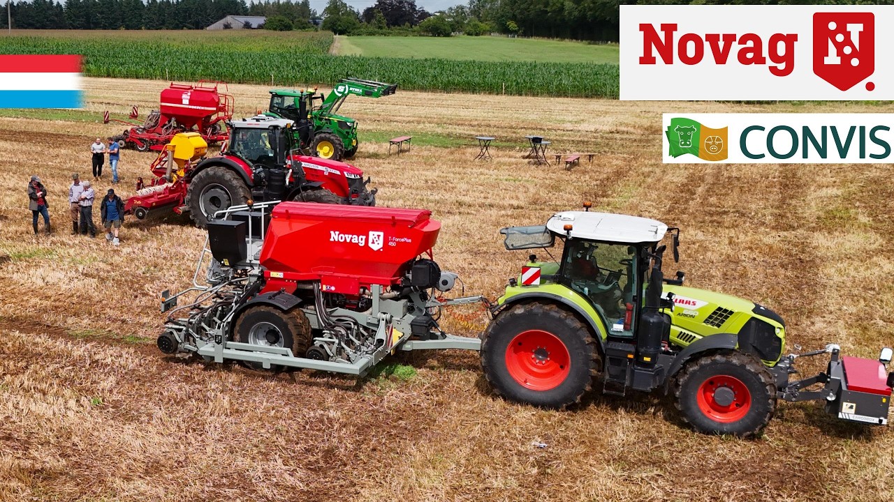 Direktsaat Vorf&uuml;hrung | Schwerpunkt Novag 450 T-ForcePlus // Vredo-Horsch-Einb&ouml;ck | Luxemburg 2024