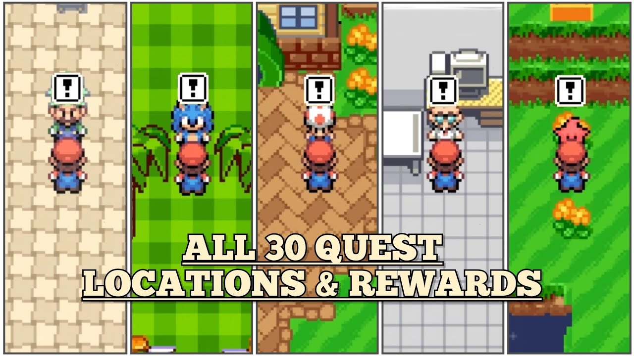 Super Mariomon 1.4.2 - All 30 Quest Locations