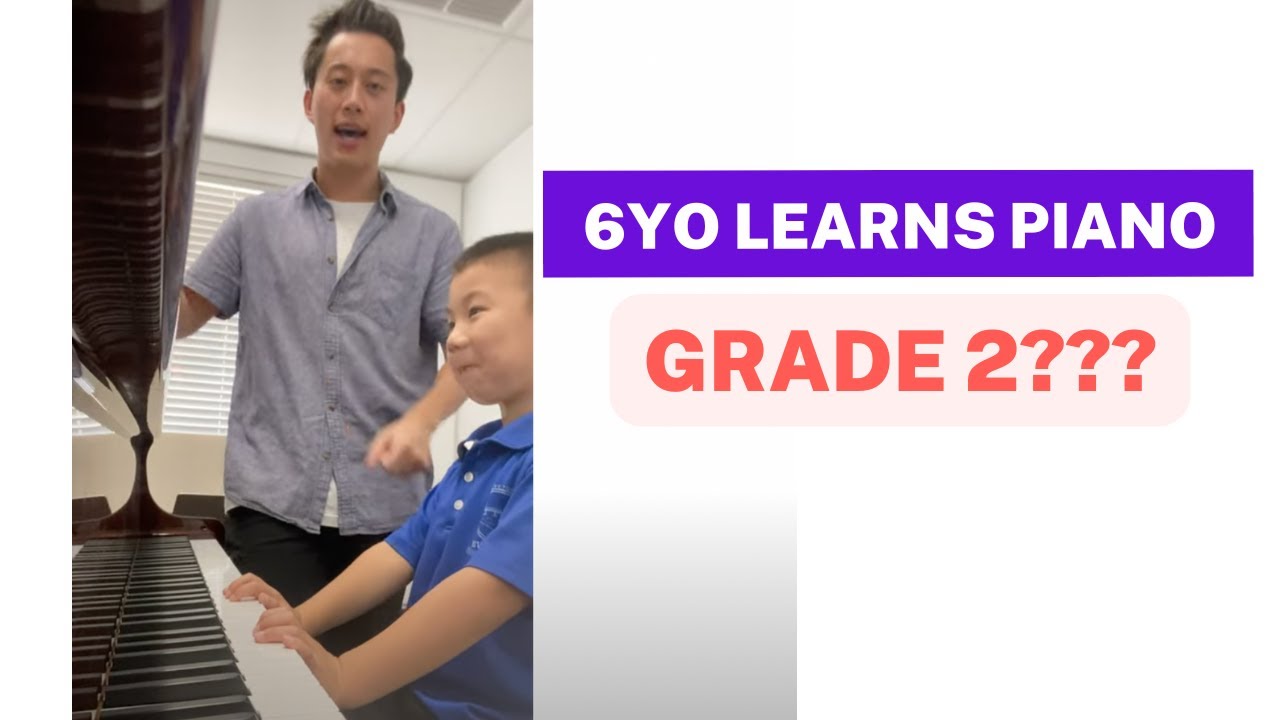 6YO RYAN TRIES GRADE 2 PIECES!! Ft. Lawrence Ng (fixing piano technique + musicality)
