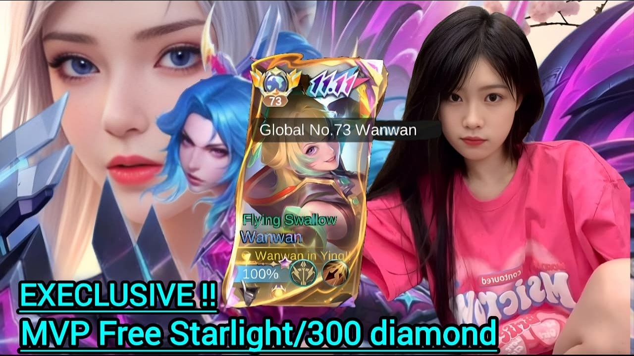 🔴 LIVE MLBB SORE INI MVP DAPAT STARLIGHT GRATIS BERSAMA TOP GLOBAL WANWAN || RANK IMMORTAL  || #815