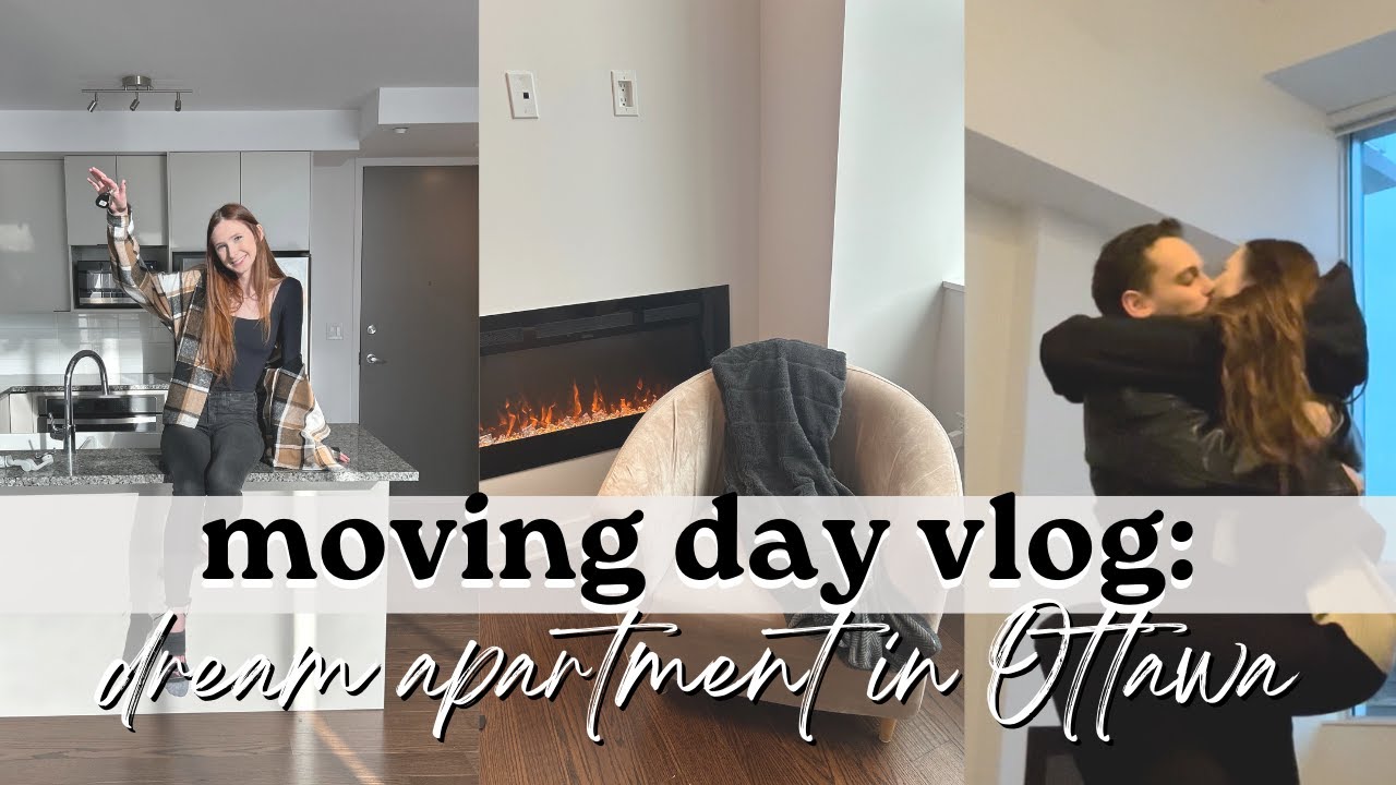 MOVING INTO OUR APARTMENT IN OTTAWA | getting the keys, cleaning the apartment, ottawa moving vlog