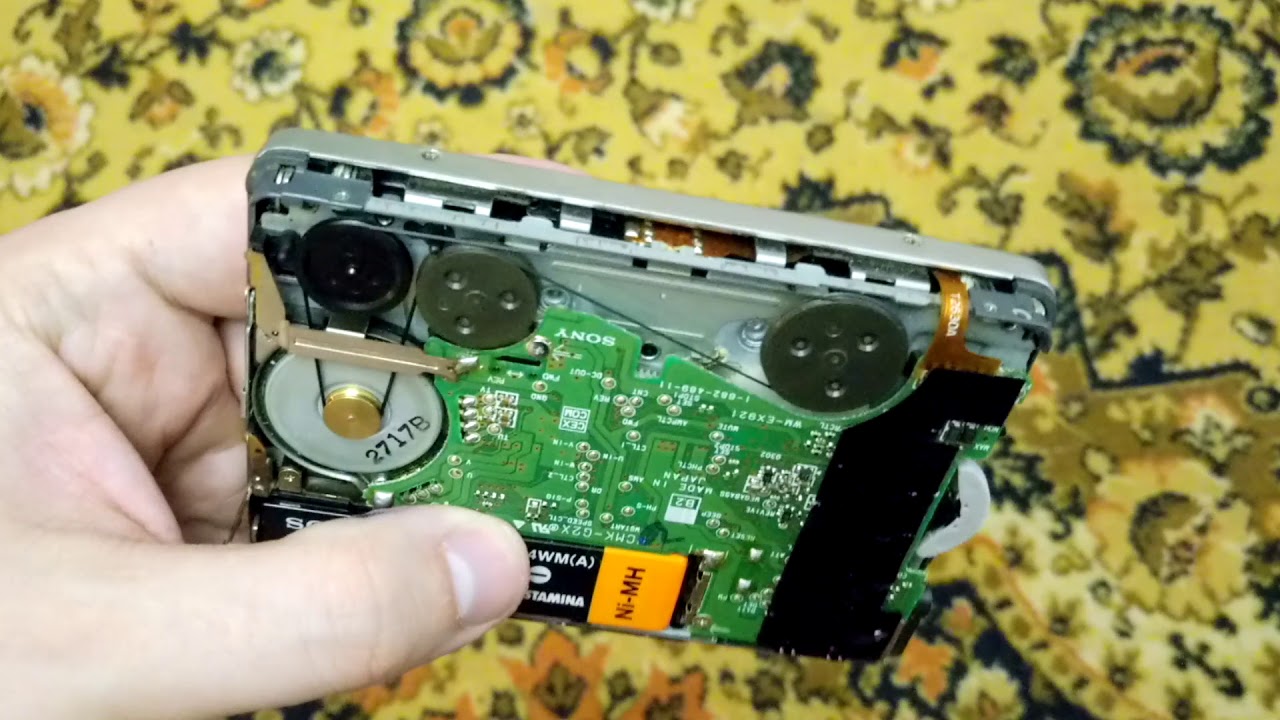 Кассетный плеер SONY WM-EX921 обзор потрохов.