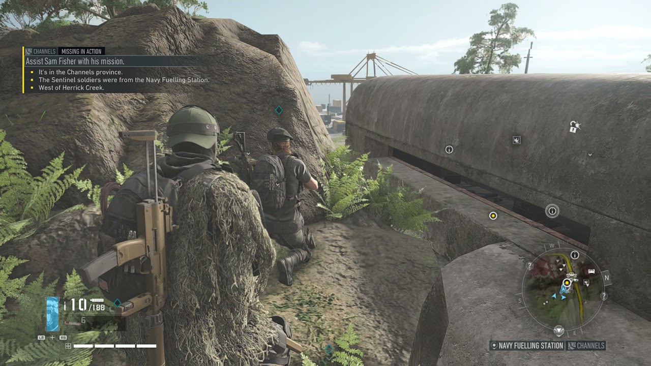 Assist Sam Fisher with his mission Operation Deep State - Ghost Recon Breakpoint