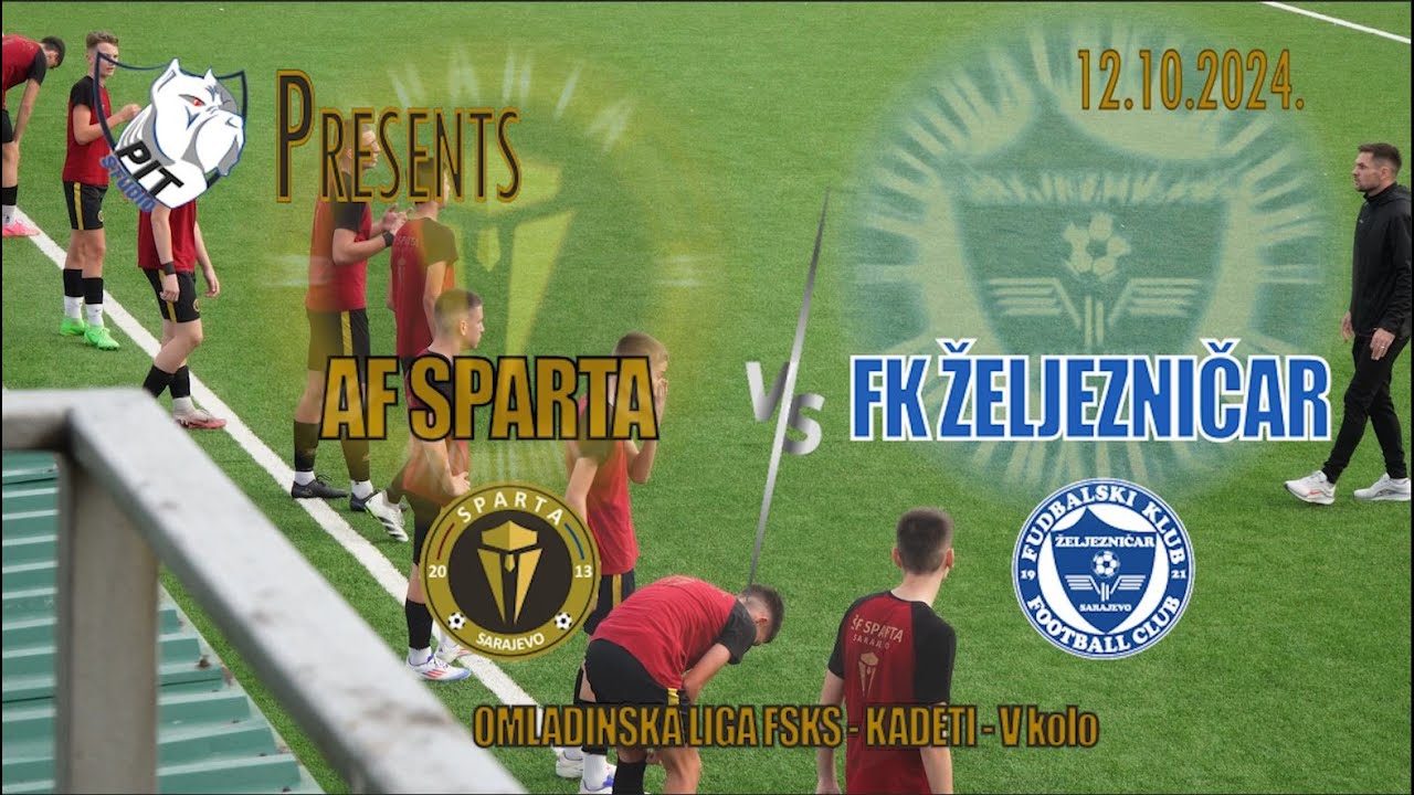 Omladinska kadetska liga FSKS - S.24-25 - U17 - VI kolo -AF Sparta - FK Željezničar
