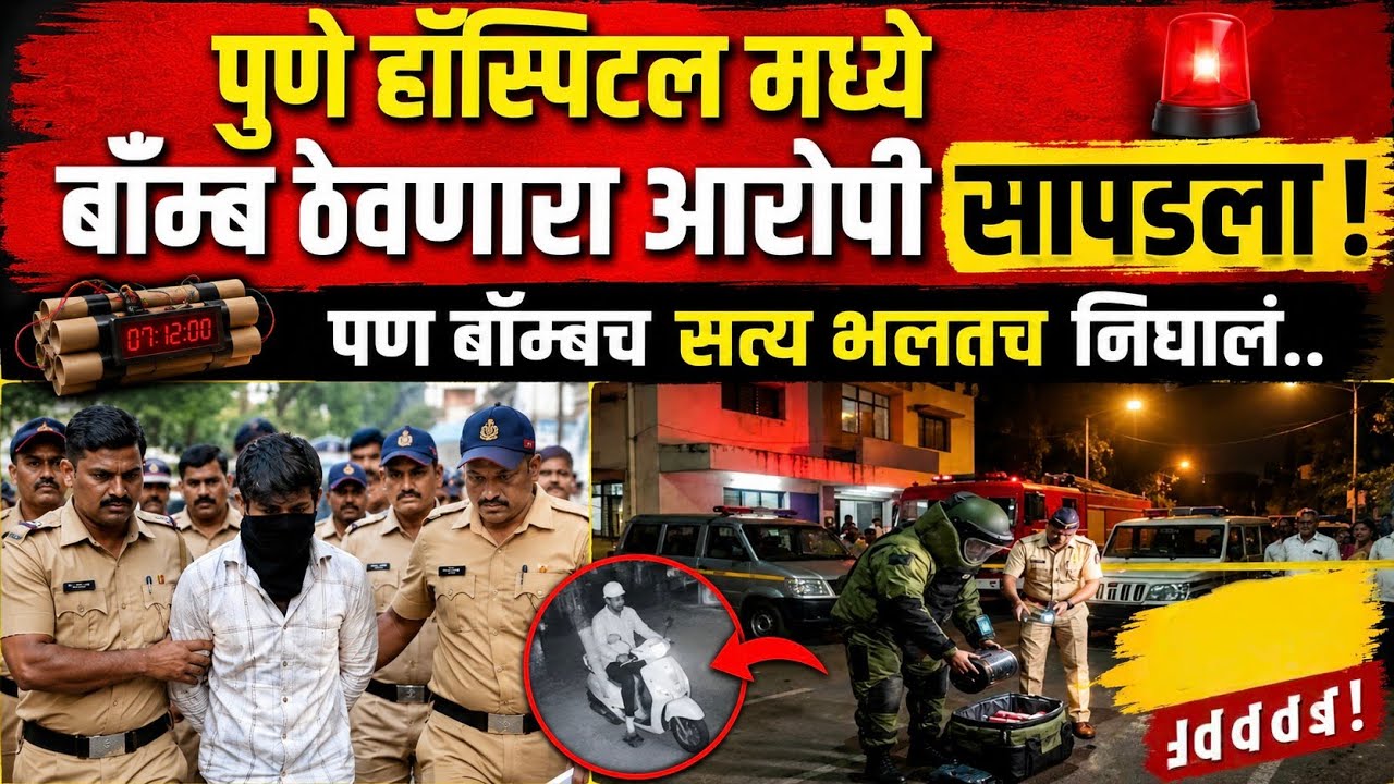 पुणे Usha Kiran Hospital मध्ये बॉम्ब ठेवणारा आरोपी सापडला! सत्य भलतंच निघाल