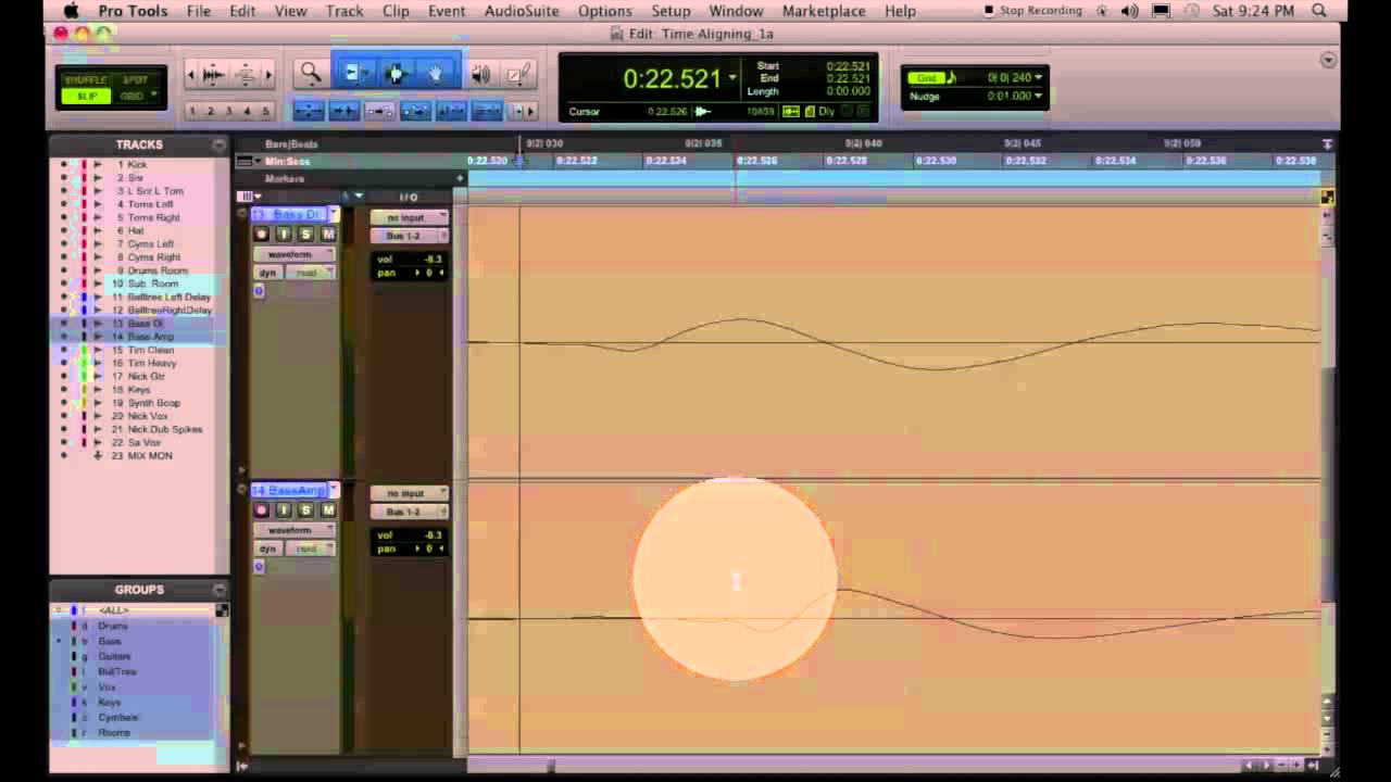 Pro Tools Tutorial #8: Time Aligning Tracks | Audio Recording School