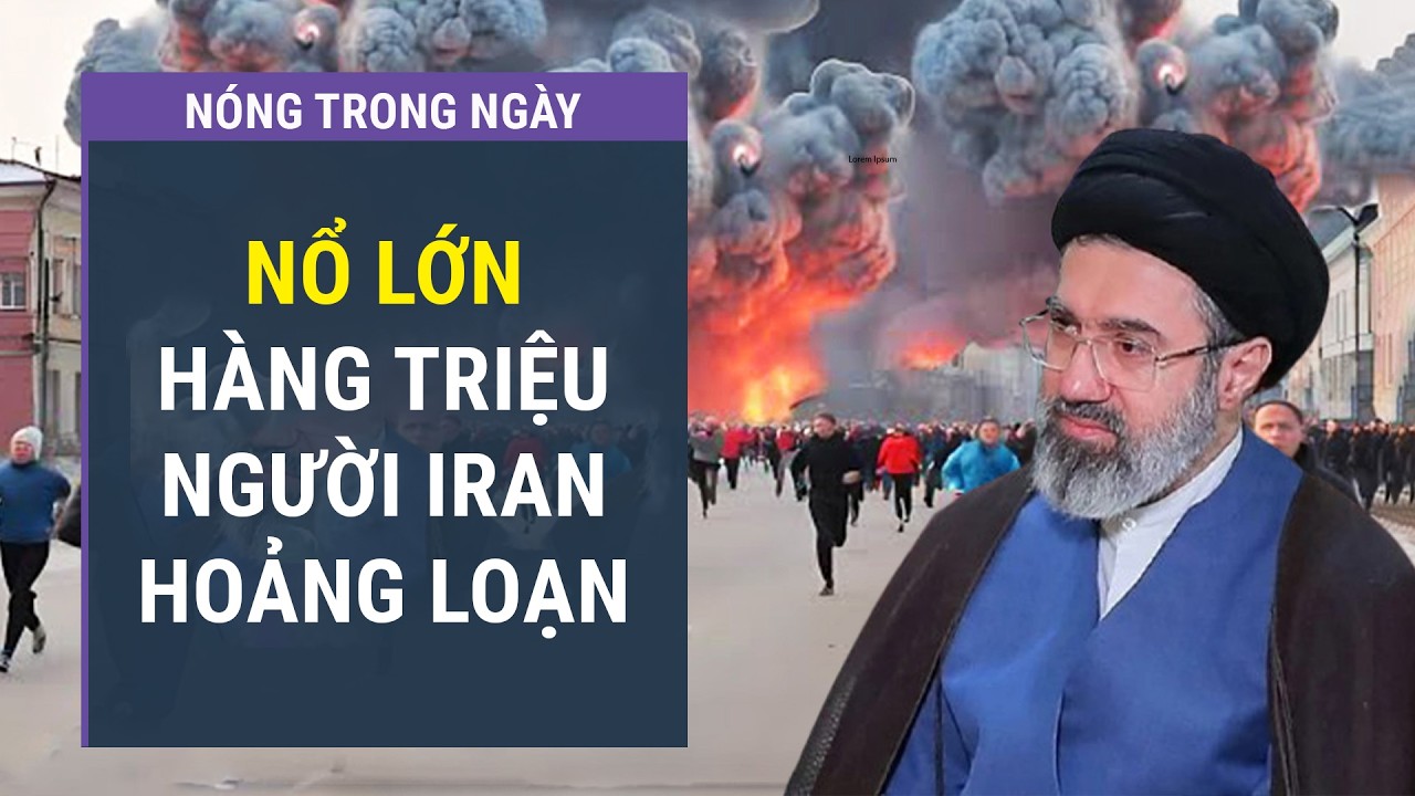 Nổ lớn gần đoàn người biểu tình phản đối Mỹ - Israel ở Tehran l VTC One