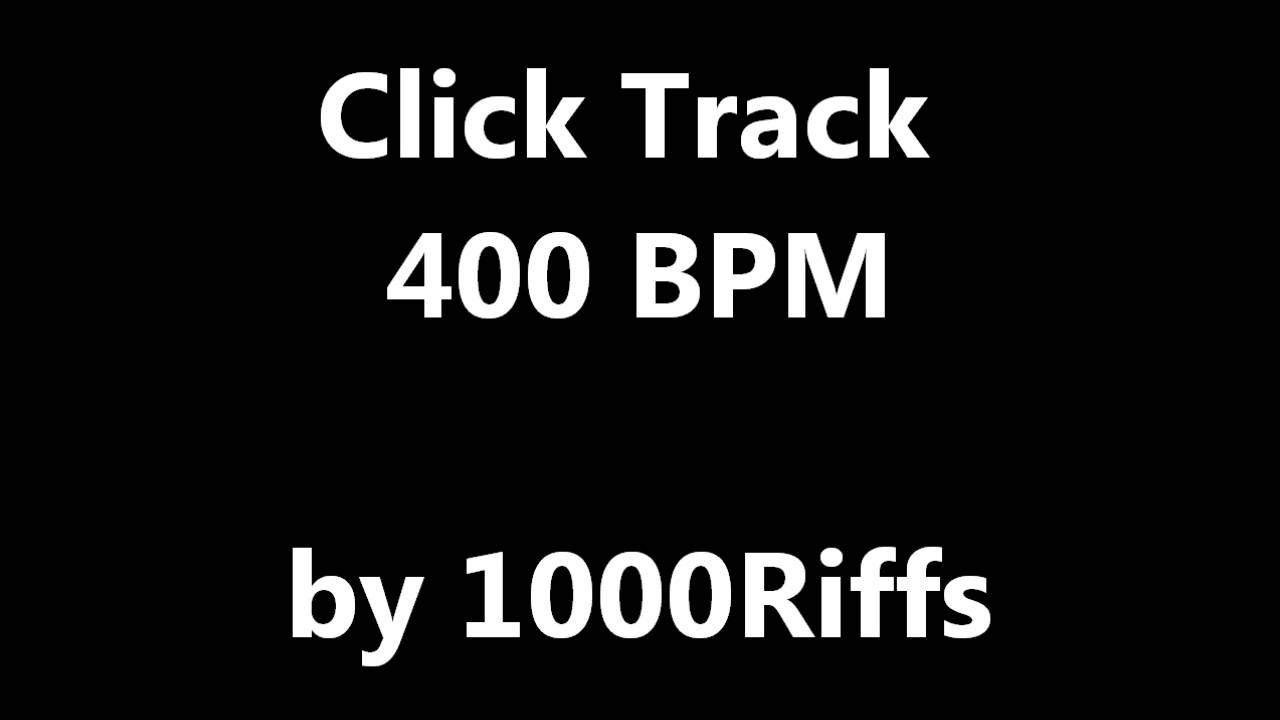 Click Track 400 BPM - Beats Per Minute