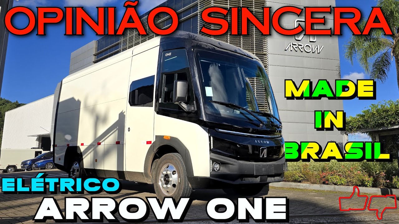 Veículo ELÉTRICO fabricado no BRASIL! Conheça o ARROW ONE, uma van de entrega SUPER TECNOLÓGICA