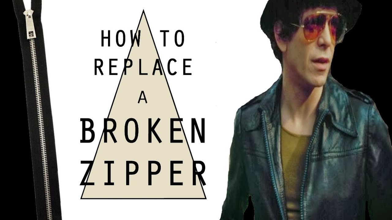How to Fix / Replace a Broken Zipper