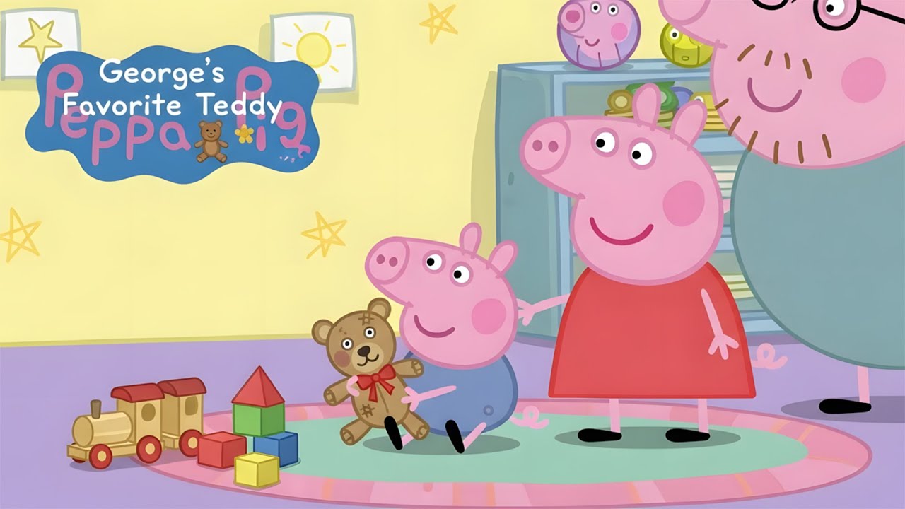 George Was Afraid to Let Go…A Small Teddy, A Big Lesson 🧸✨ | Peppa Pig Story AI 💙