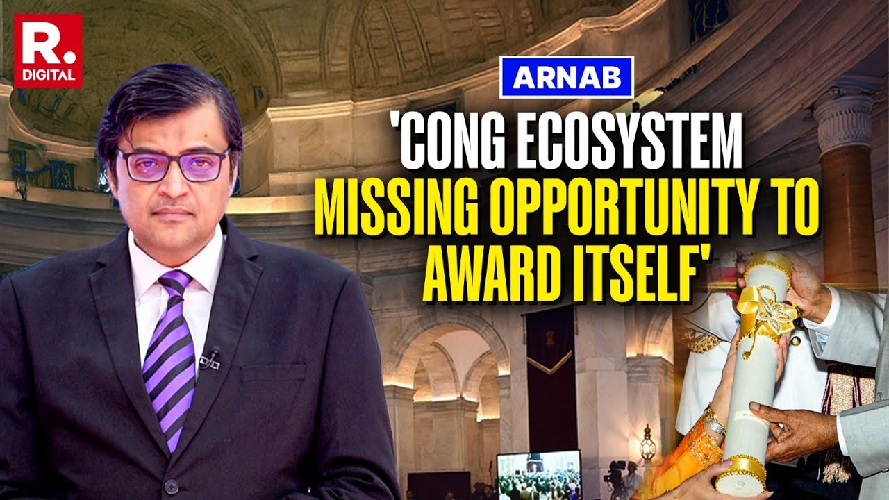 Arnab Destroys 'Poll Bound' Controversy On Padma Awards With Pure Facts & Data