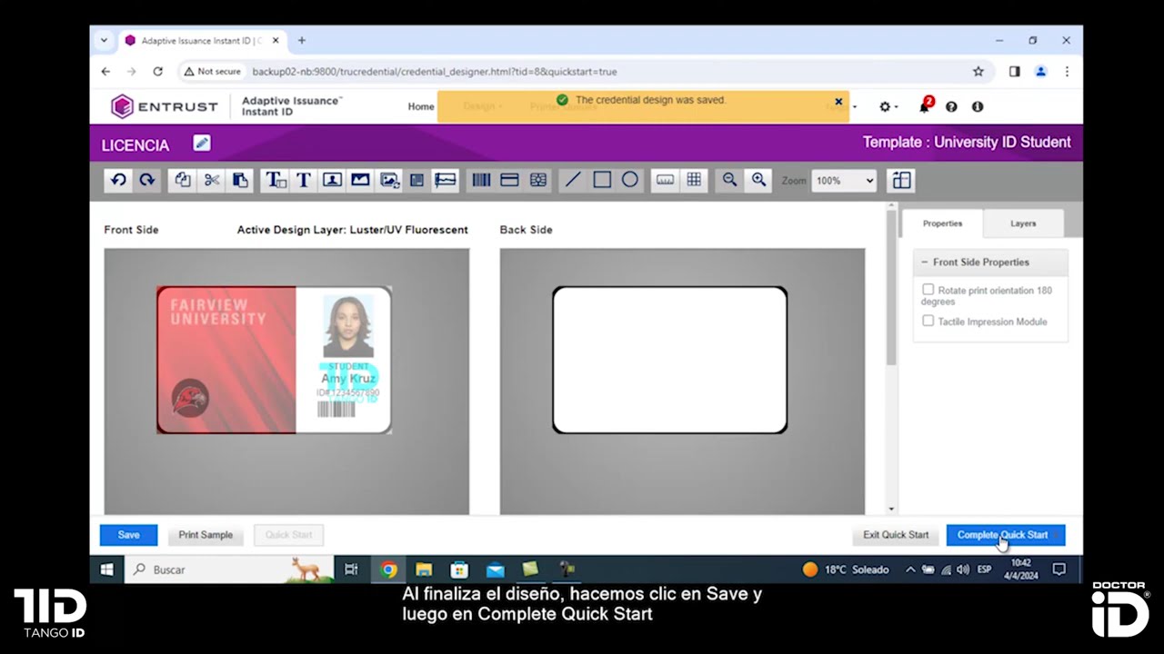 ¿Cómo usar el panel Luster en impresoras Sigma?