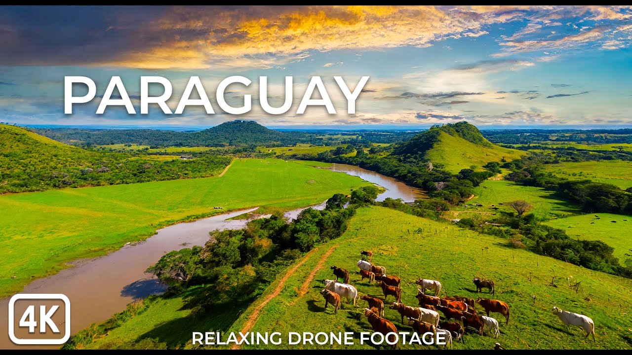 Peaceful Paraguay 4K: Stunning Drone Views with Soothing Music