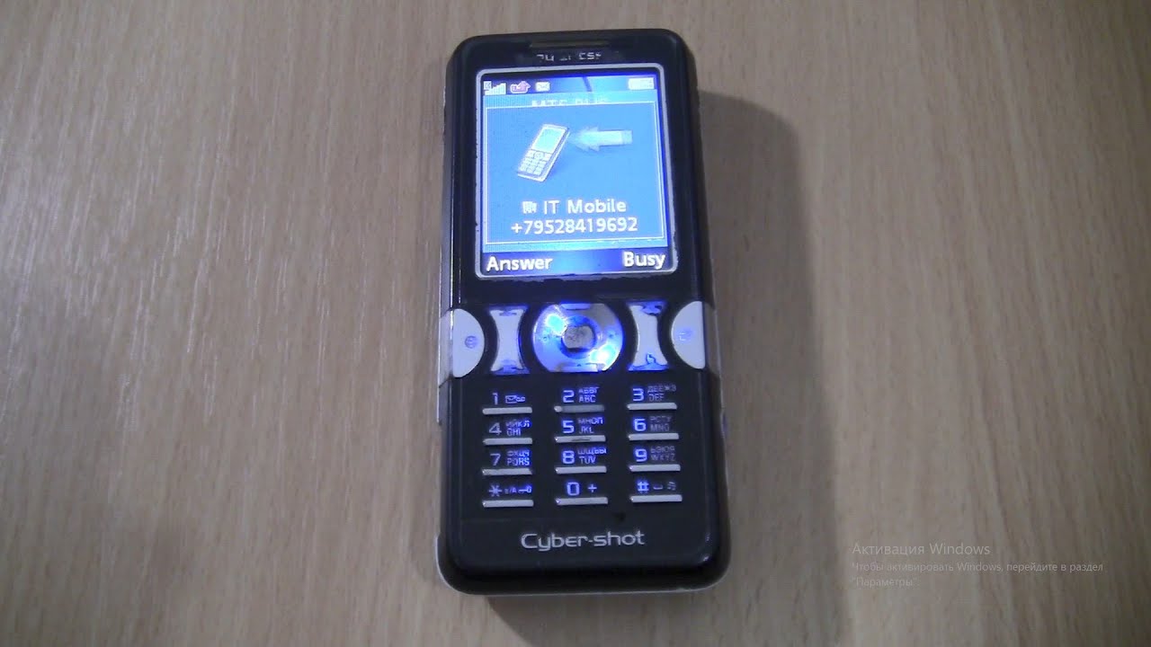 Sony Ericsson K550i  Incoming call