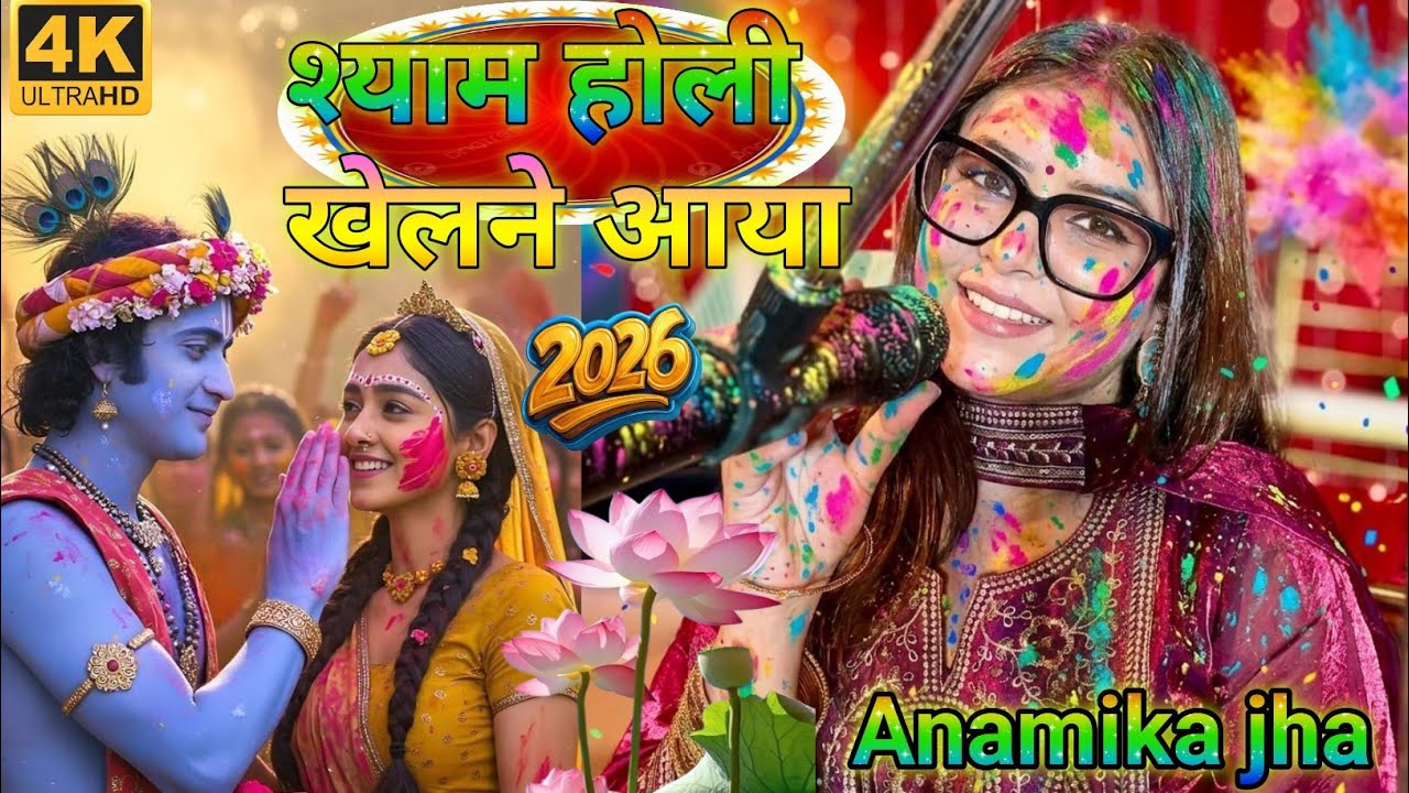 श्याम होली खेलने आया || Animaka jha || Shyam Holi Khelne Aaya || Radha Krishna Holi Song 2026