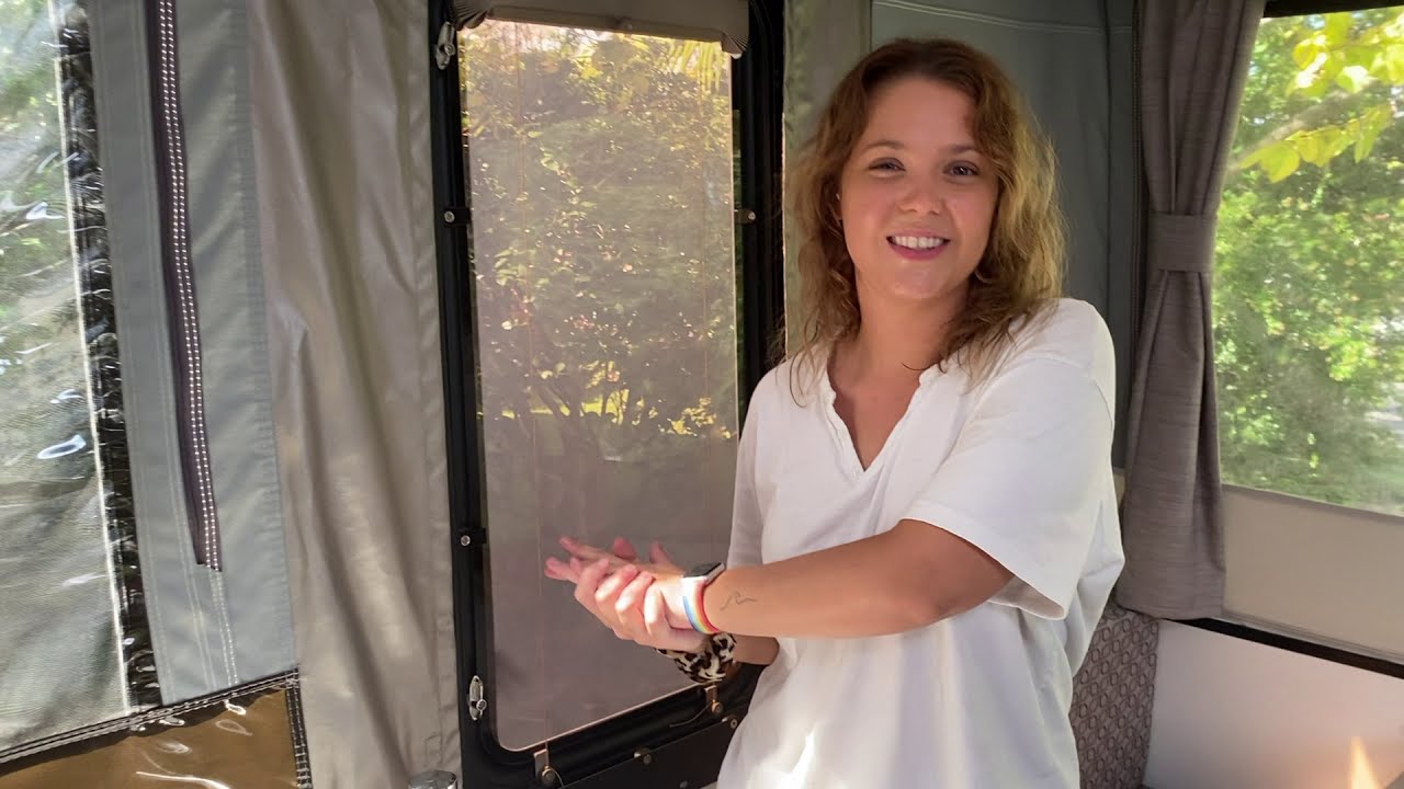 How I Put The Jayco Penguin Door Up And Down