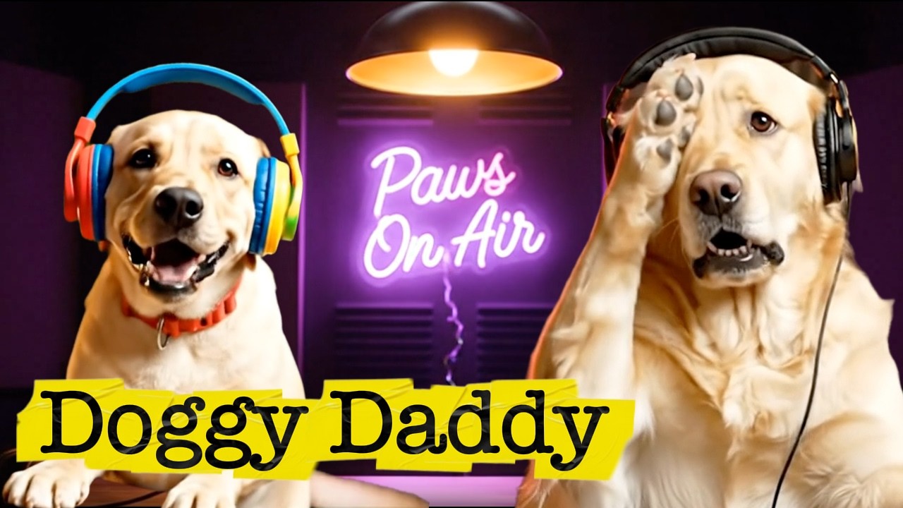 Puppy And Dad Debate Life | Funny Dog Podcast | Paws On Air