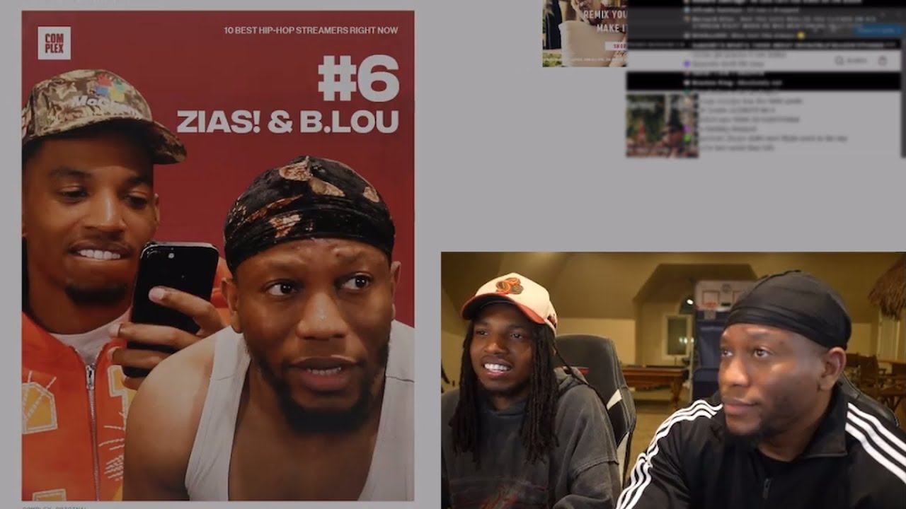 Zias & Blou React To Complex Top 10 Most Powerful Streamers in Hip-Hop