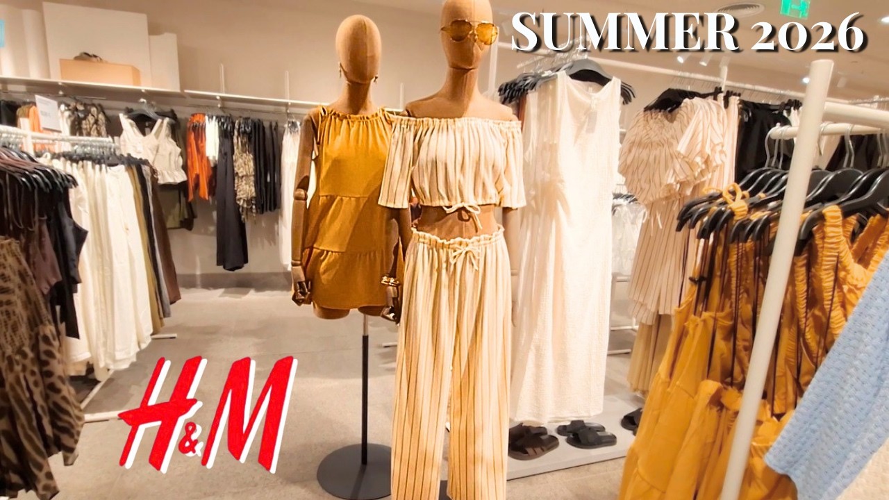 H&M NEW IN STORE SUMMER 2026 Collection Standout pieces & details in August