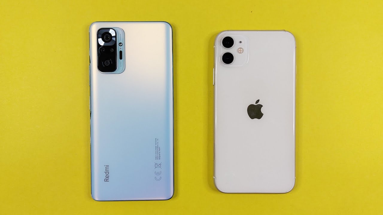 Redmi Note 10 Pro Vs iPhone 11 2022 | SPEED TEST
