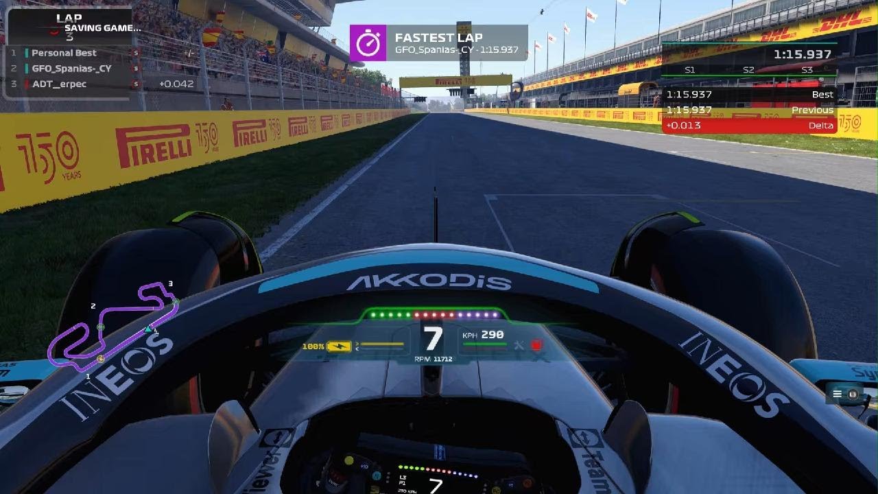F1 22 Spain World Record Hotlap (1.15.937) + Setup