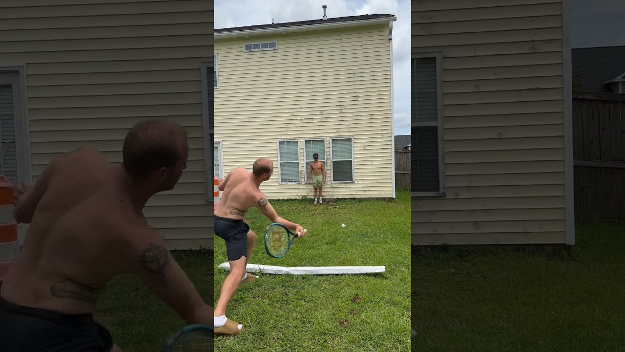 A marshmallow broke the window during Undodgeball😂 #funny #sports #tennis #game #comedy