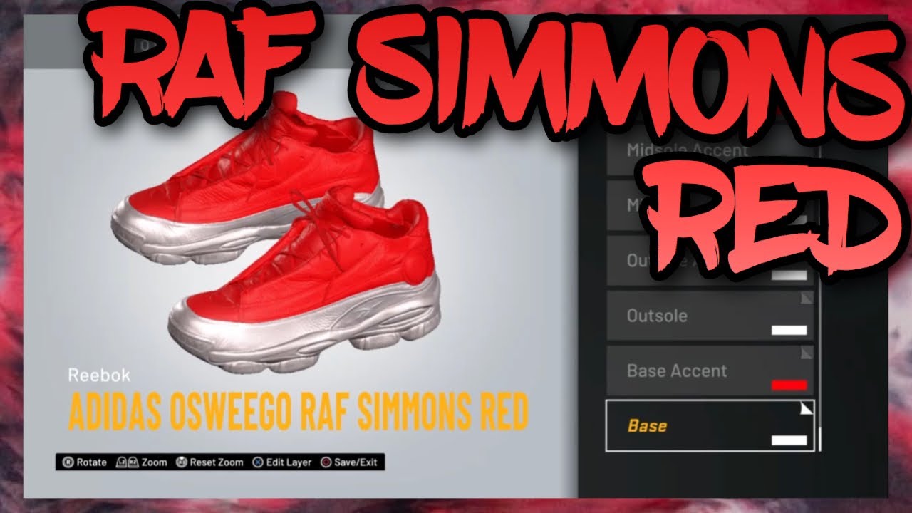 NBA 2K20 Shoe Creator - Adidas Ozweego Custom 