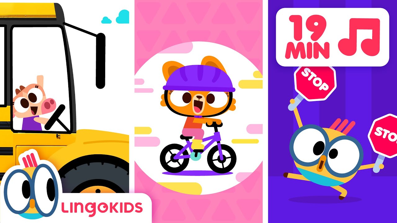 The Traffic Song🚦🚸 Road Safety for kids + More Kids Songs | Lingokids