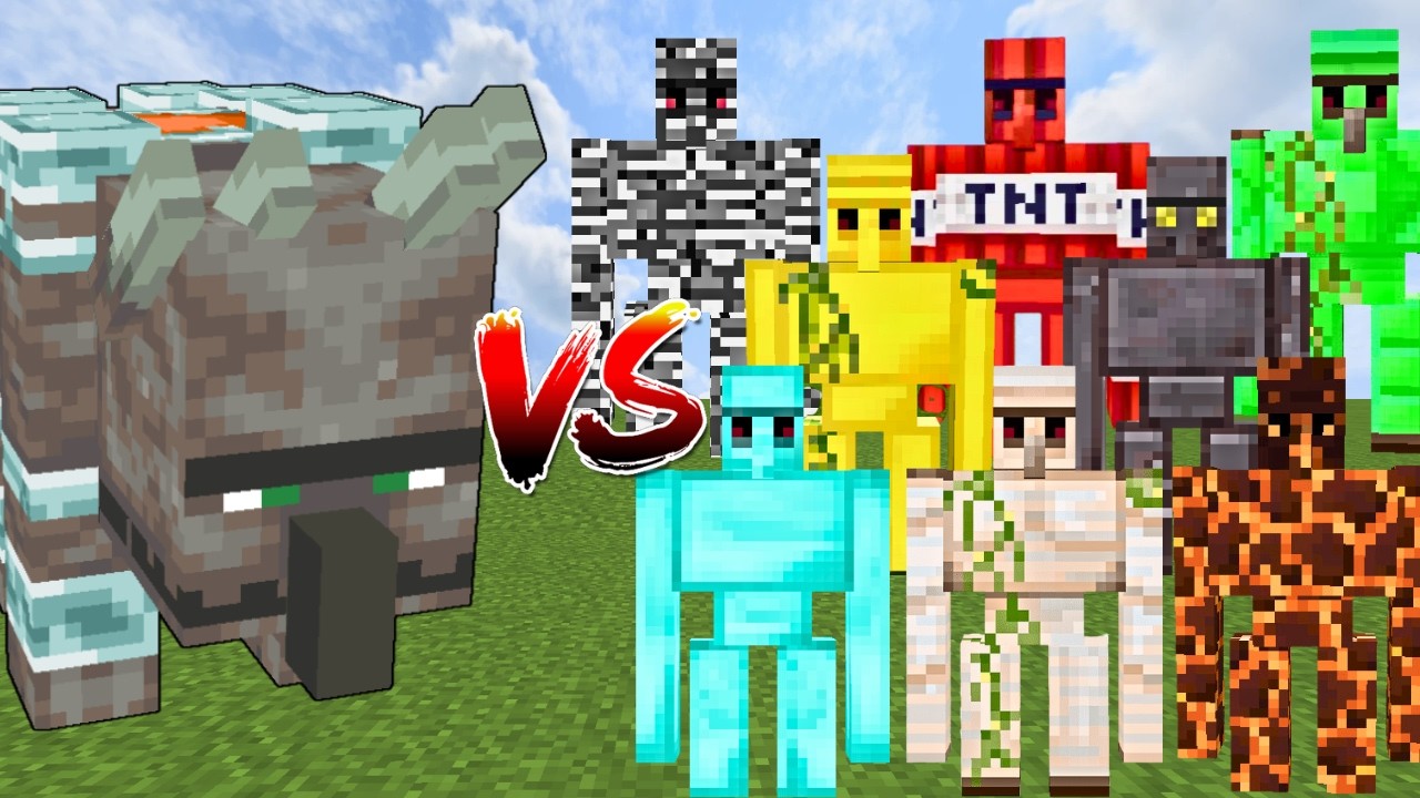 RAVAGER vs ALL GOLEMS | Minecraft Mob Battle